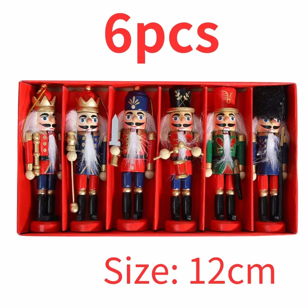 Nutcracker Figurine - 10/12/14 cm Nussknacker Miniaturen Rosa Serie