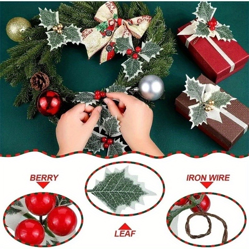 10 Stück künstliche Stechpalme – Christmas Wreath Fake Bewertung und Preis