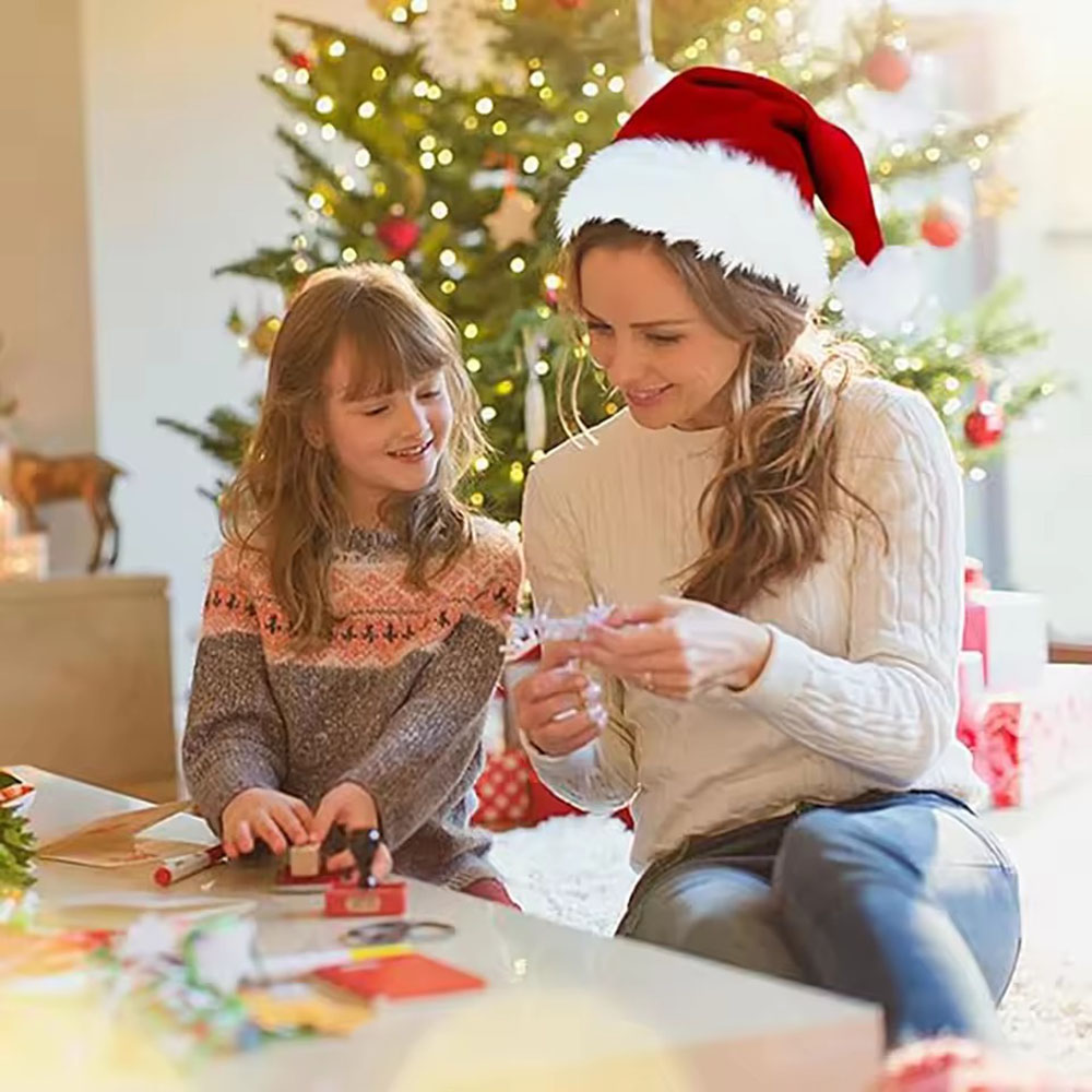 Neue Weihnachtsmütze für Erwac – Santa Hat Plush Bewertung und Preis