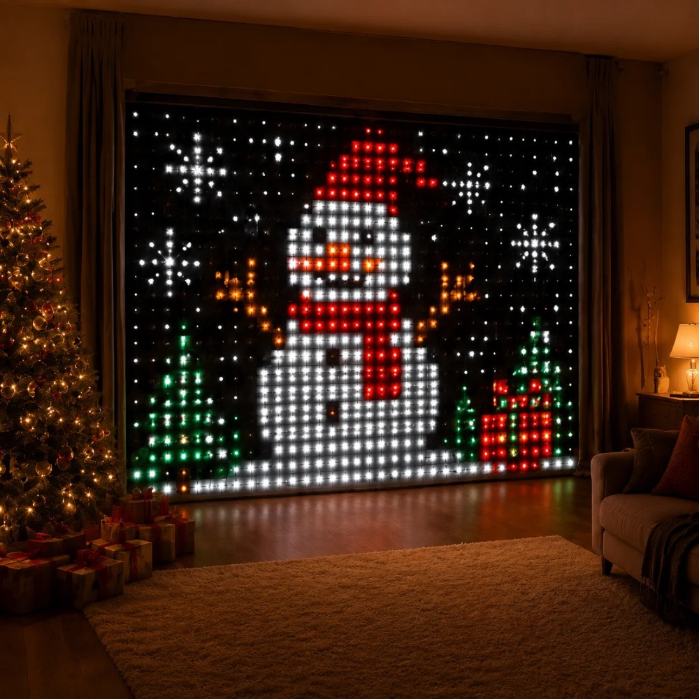LED-Pixel-Lichtvorhang mit Blu – Led Fairy String Lights Bewertung und Preis