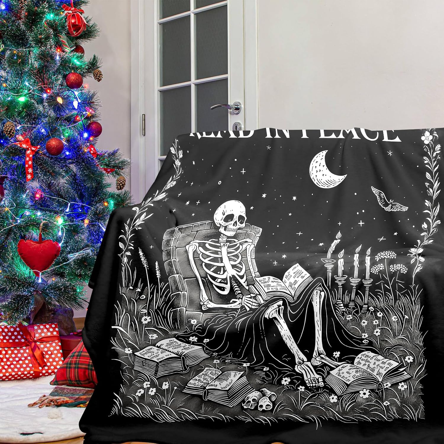 Gotische Geister-Lesedecke, Sk – Christmas Throw Blanket Bewertung und Preis