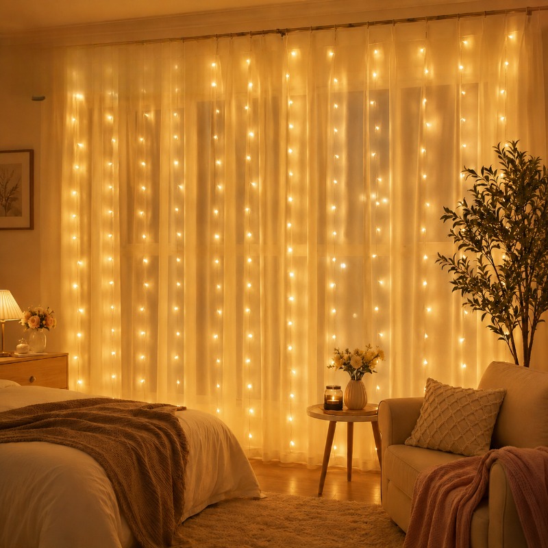 3/4/6m Vorhang-LED-Lichterkett – Led Fairy String Lights Bewertung und Preis