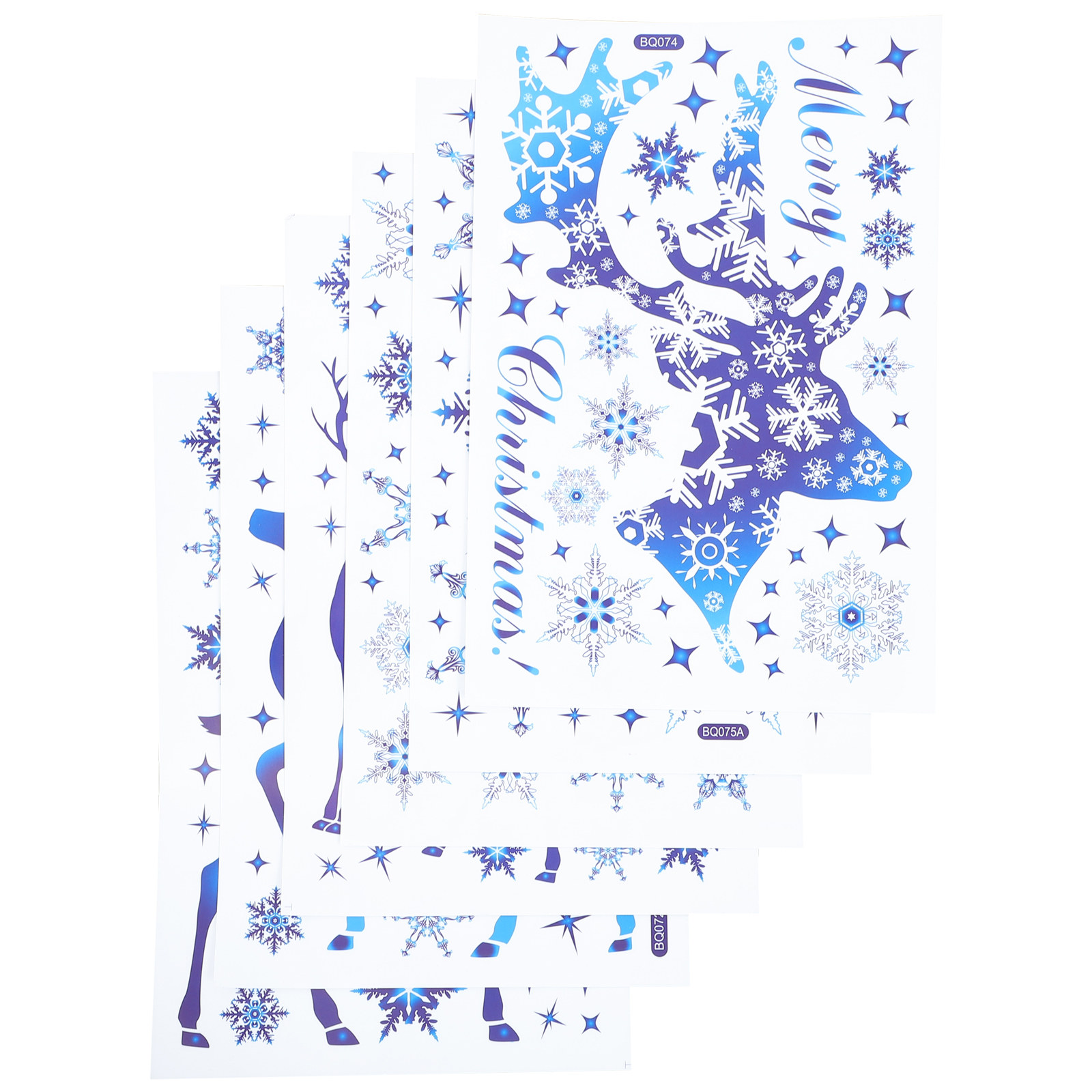 6 Blatt Schneeflocken-Fenstera – Snowflake Window Decal Bewertung und Preis