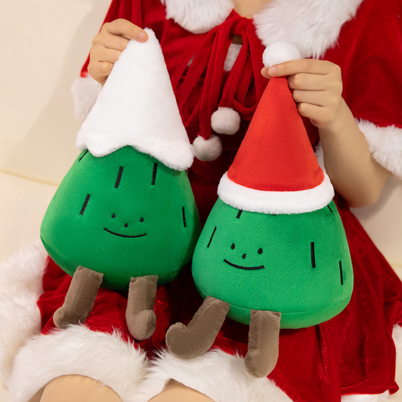 2026 Cartoon-Weihnachtsbaum-Pl – Santa Hat Plush Bewertung und Preis